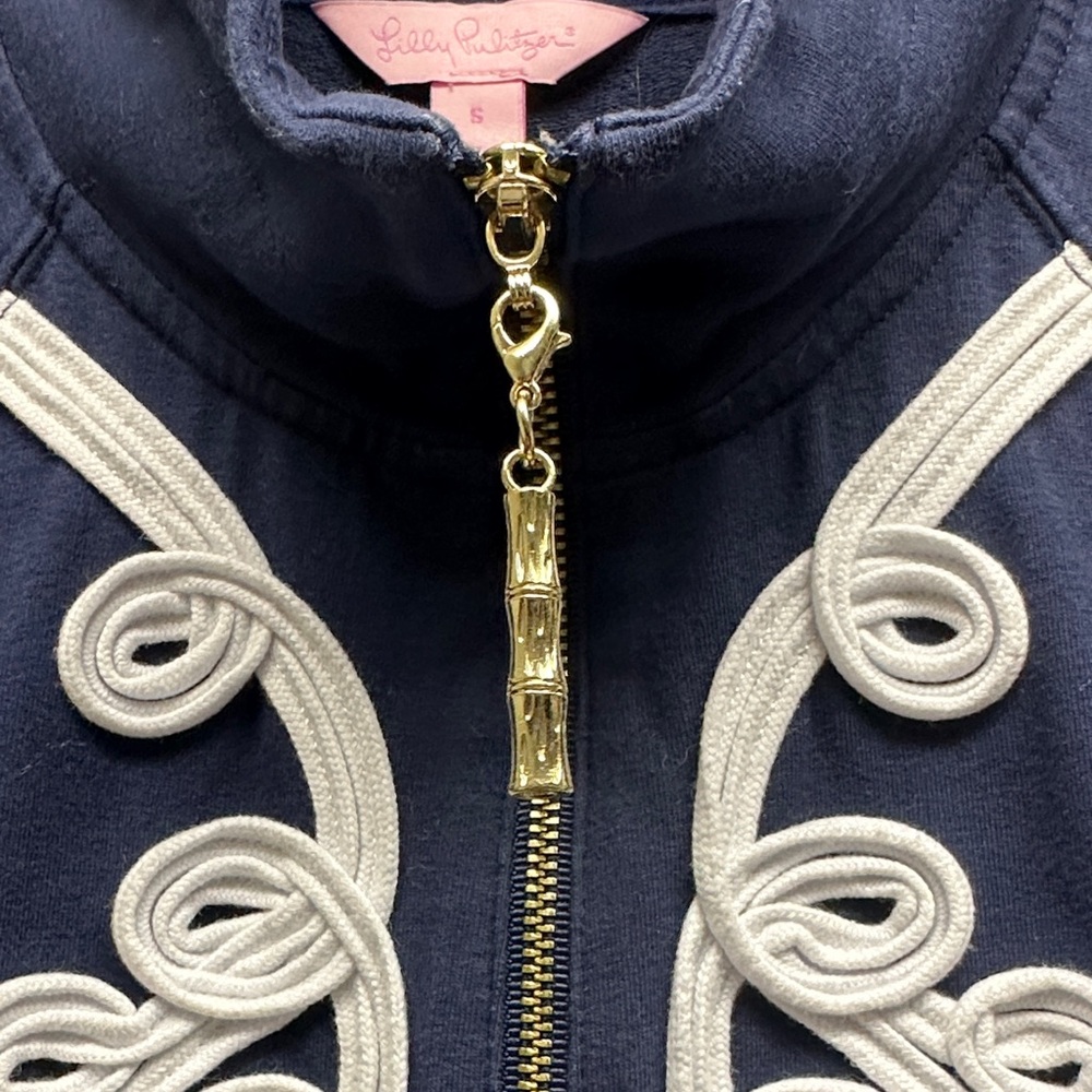 Lilly Pulitzer Skipper Popover Dress in Navy Blue - Picture 3 of 7